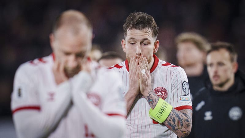 Temná kapitola dánského fotbalu, kolosální fiasko. Seveřané čelí po vyřazení s Čechy kritice