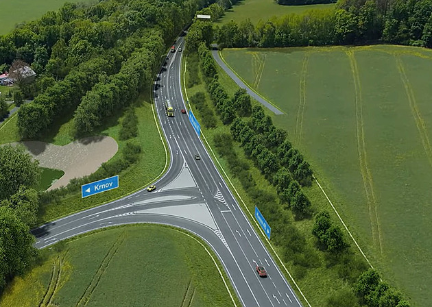Západní obchvat Krnova má stavební povolení, město si vymínilo dvě lávky